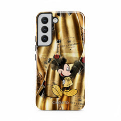 Golden champagne