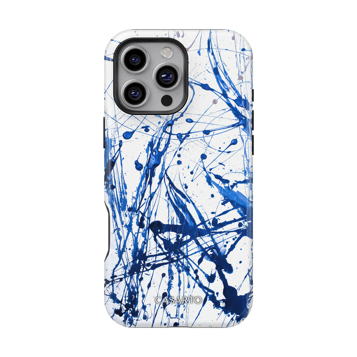Blauw schilderij