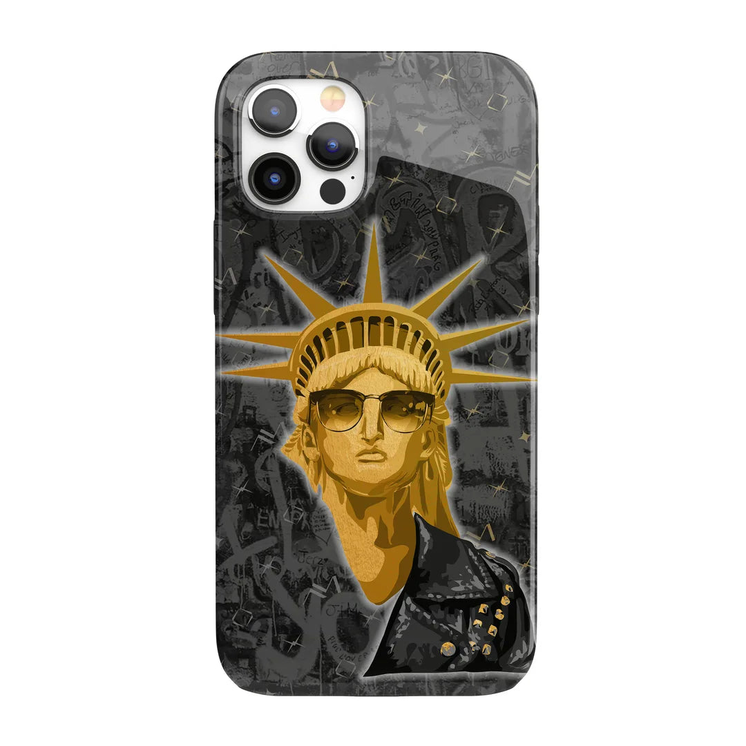 Golden Statue of Liberty - Casarto Limited Art Case